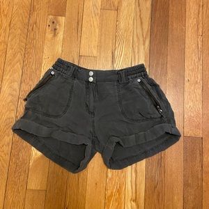 Vintage cargo shorts with zippered pockets